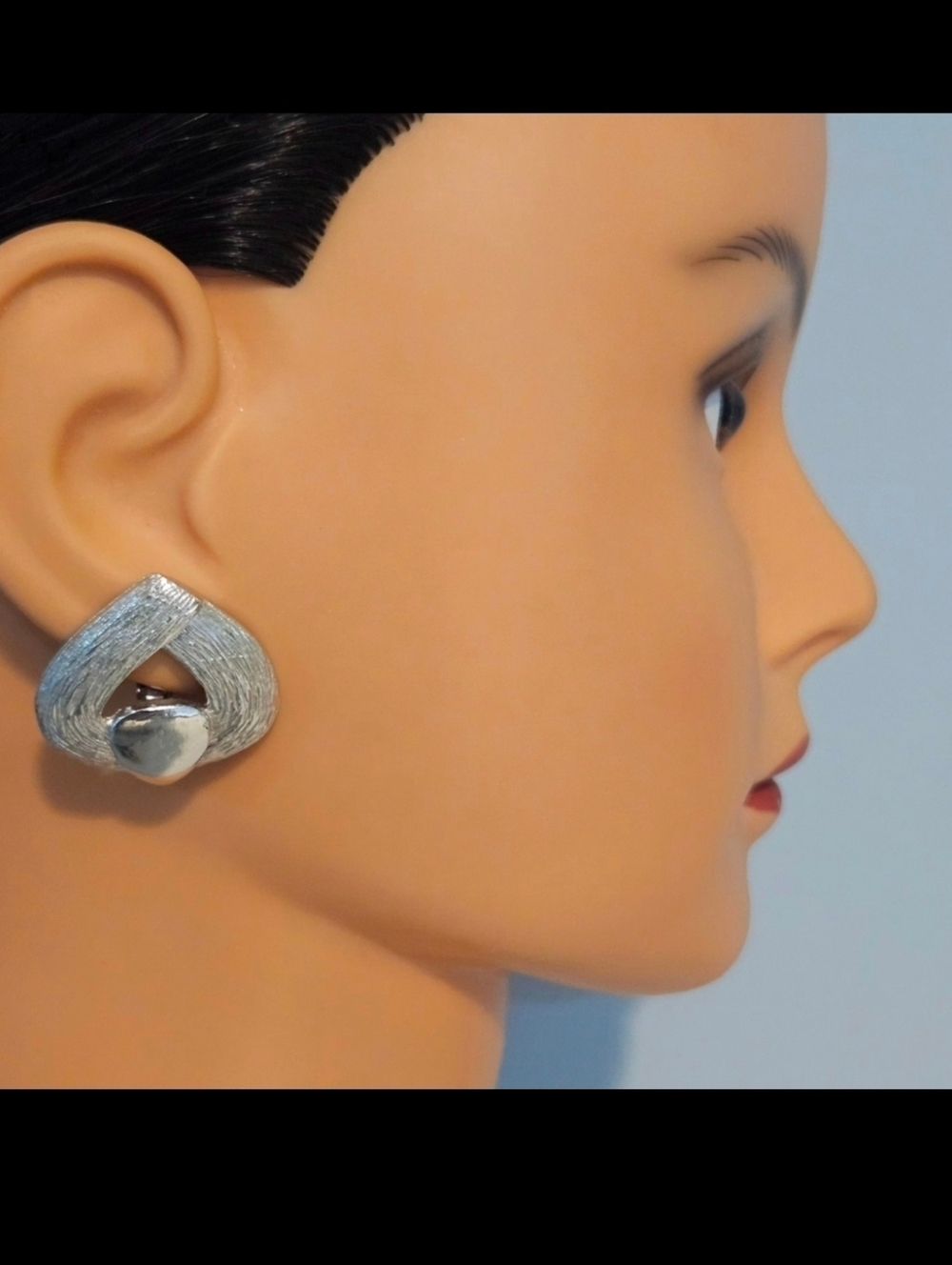 Vintage Vendome Silver Clip on Earrings